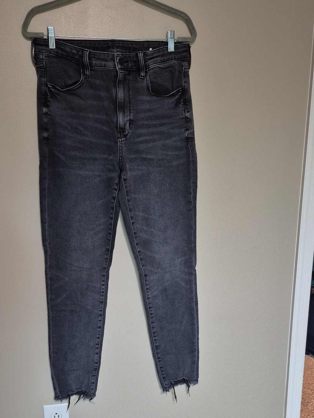 American Eagle Black Hi Rise Jeggings